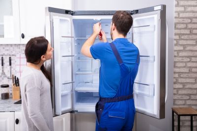 Repaired Freezer
